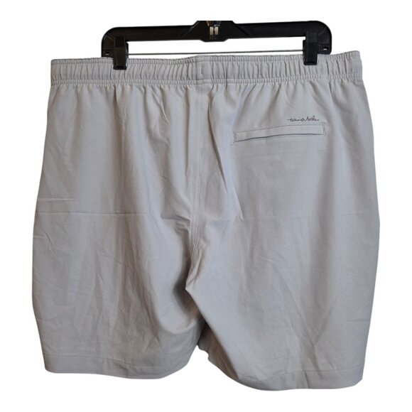 Travis Mathew Wanderlust Men Golf Shorts Gray Pockets Elastic Waist 2XL - Picture 4 of 17